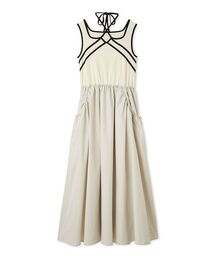 LILY BROWN（リリーブラウン）の「クロスデザインドッキングワンピース（ワンピース）」