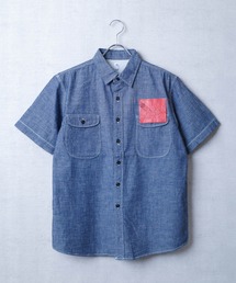 KATO` | 【KATO'/カトー】12AW シャンブレーS/S シャツ BS230021(シャツ/ブラウス)