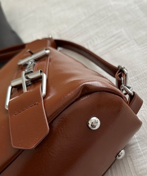 shoppinggo(ショッピングゴー)の「ショルダーバッグ 2way リュック(ショルダーバッグ・レディース・ワインレッド/キャメル/ブラウン/ブラック・FREE)」の5枚目の写真