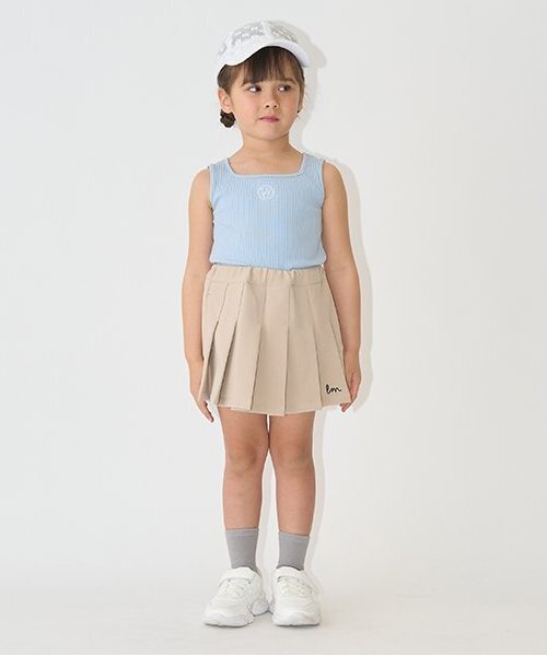Lycee mine(リセマイン)の「スクエアネックタンクトップ(タンクトップ・キッズ・ラベンダー/ブラック/ベビーピンク/アイボリー/サックスブルー/チャコール・150cm/120cm/110cm/140cm/130cm/100cm)」の17枚目の写真