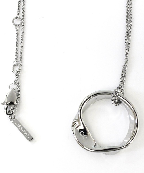 Calvin Klein（カルバン・クライン）の「CK イーサリアルメタルズステンレスネックレス（ネックレス・レディース・シルバー・FREE）」の5枚目の写真