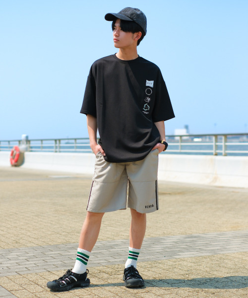 RAT EFFECT(ラットエフェクト)の「【水陸両用】ラインショートパンツ(その他パンツ・キッズ・ブラック/チャコールグレー/グレイッシュベージュ/グリーン・150/160/170/140/130)」の10枚目の写真
