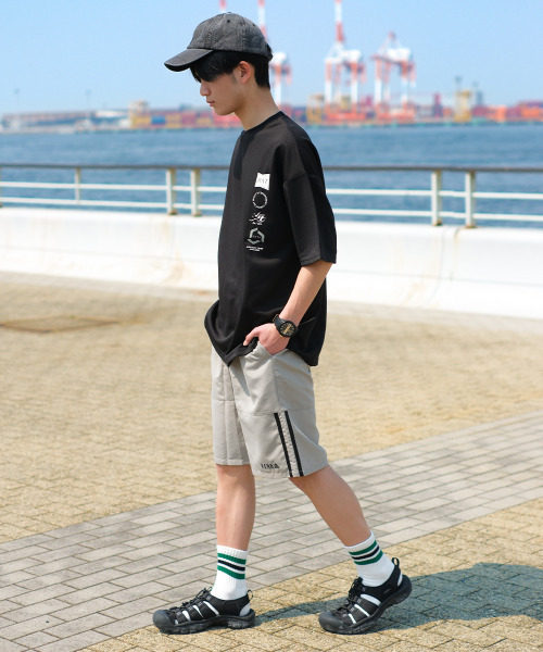 RAT EFFECT(ラットエフェクト)の「【水陸両用】ラインショートパンツ(その他パンツ・キッズ・ブラック/チャコールグレー/グレイッシュベージュ/グリーン・150/160/170/140/130)」の11枚目の写真
