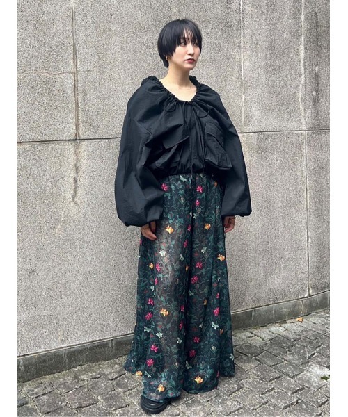 styling/（スタイリング）の「【styling/×KEITA MARUYAMA】シアージャガードパンツ（その他パンツ・レディース・ホワイト/ネイビー/ブラック・1/0）」の11枚目の写真