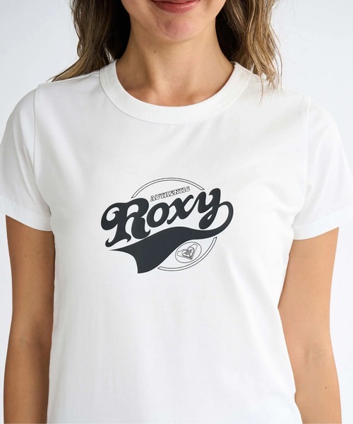 ROXY(ロキシー)の「【ROXY/ロキシー】25SS LOST IN SUMMER TEE/フロントロゴクルーネック半袖Tシャツ(Tシャツ/カットソー・レディース・ホワイト/ブラック/ミント・SMALL/MEDIUM/LARGE)」の5枚目の写真
