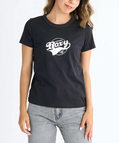 ROXY(ロキシー)の「【ROXY/ロキシー】25SS LOST IN SUMMER TEE/フロントロゴクルーネック半袖Tシャツ(Tシャツ/カットソー・レディース・ホワイト/ブラック/ミント・SMALL/MEDIUM/LARGE)」の9枚目の写真