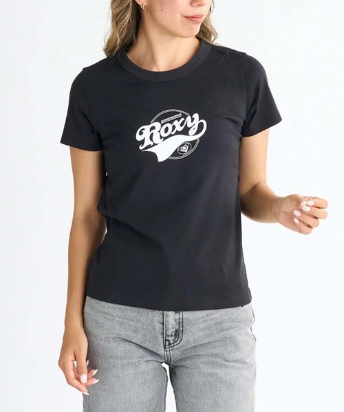 ROXY(ロキシー)の「【ROXY/ロキシー】25SS LOST IN SUMMER TEE/フロントロゴクルーネック半袖Tシャツ(Tシャツ/カットソー・レディース・ホワイト/ブラック/ミント・SMALL/MEDIUM/LARGE)」の11枚目の写真