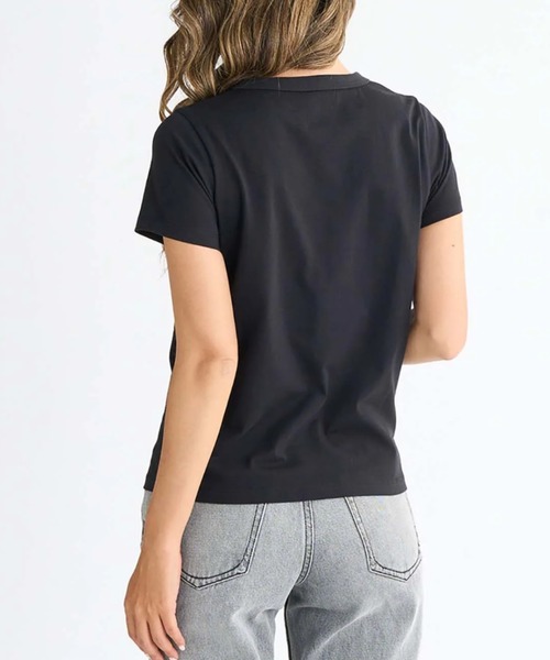 ROXY(ロキシー)の「【ROXY/ロキシー】25SS LOST IN SUMMER TEE/フロントロゴクルーネック半袖Tシャツ(Tシャツ/カットソー・レディース・ホワイト/ブラック/ミント・SMALL/MEDIUM/LARGE)」の12枚目の写真