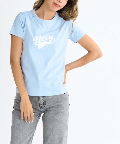 ROXY(ロキシー)の「【ROXY/ロキシー】25SS LOST IN SUMMER TEE/フロントロゴクルーネック半袖Tシャツ(Tシャツ/カットソー・レディース・ホワイト/ブラック/ミント・SMALL/MEDIUM/LARGE)」の17枚目の写真
