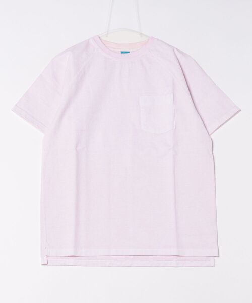 go slow caravan(ゴースローキャラバン)の「Good On/グッドオン S/S RAGLAN HEAVY POCKET TEE(Tシャツ/カットソー・メンズ・ホワイト/コーラルピンク/マスタード/ブルー系その他/ブルー系/ブラック/ダークグリーン/ライトブルー/イエロー系その他/サーモンピンク/レッド系その他/ブラウン・SMALL/MEDIUM/LARGE/X-LARGE)」の10枚目の写真