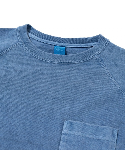 go slow caravan(ゴースローキャラバン)の「Good On/グッドオン S/S RAGLAN HEAVY POCKET TEE(Tシャツ/カットソー・メンズ・ホワイト/コーラルピンク/マスタード/ブルー系その他/ブルー系/ブラック/ダークグリーン/ライトブルー/イエロー系その他/サーモンピンク/レッド系その他/ブラウン・SMALL/MEDIUM/LARGE/X-LARGE)」の19枚目の写真