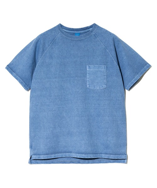 go slow caravan(ゴースローキャラバン)の「Good On/グッドオン S/S RAGLAN HEAVY POCKET TEE(Tシャツ/カットソー・メンズ・ホワイト/コーラルピンク/マスタード/ブルー系その他/ブルー系/ブラック/ダークグリーン/ライトブルー/イエロー系その他/サーモンピンク/レッド系その他/ブラウン・SMALL/MEDIUM/LARGE/X-LARGE)」の14枚目の写真