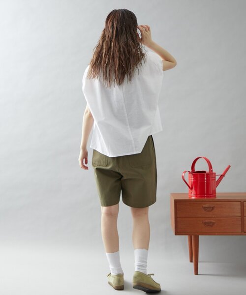 GEVACO（ゲバコ）の「【GEVACO】ストレートハーフパンツ（その他パンツ・レディース・カーキ/ブラック/グレー・ONE SIZE）」の13枚目の写真