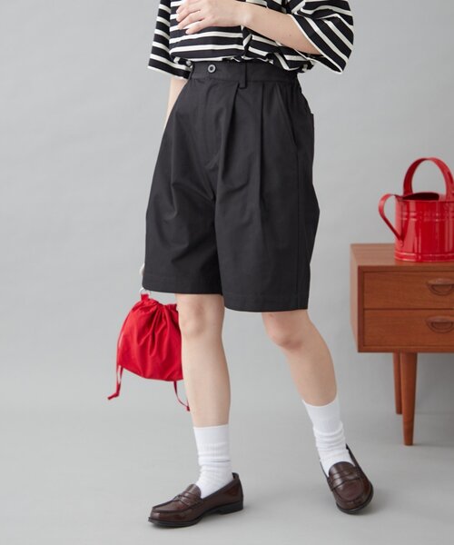 GEVACO（ゲバコ）の「【GEVACO】ストレートハーフパンツ（その他パンツ・レディース・カーキ/ブラック/グレー・ONE SIZE）」の17枚目の写真