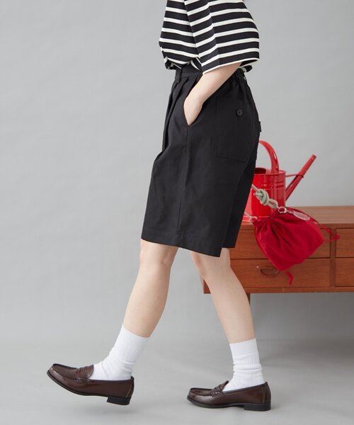 GEVACO（ゲバコ）の「【GEVACO】ストレートハーフパンツ（その他パンツ・レディース・カーキ/ブラック/グレー・ONE SIZE）」の21枚目の写真