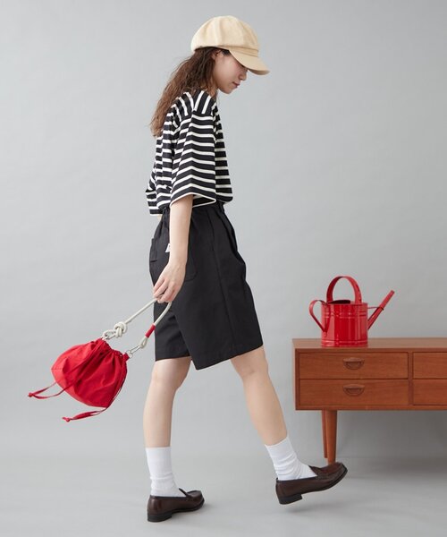 【StephanSchneider 】サイズ1レディース パンツ・ハーフパンツ LIAN パンツ ツイルハーフパンツ レディース : ZOZOTOWN Yahoo