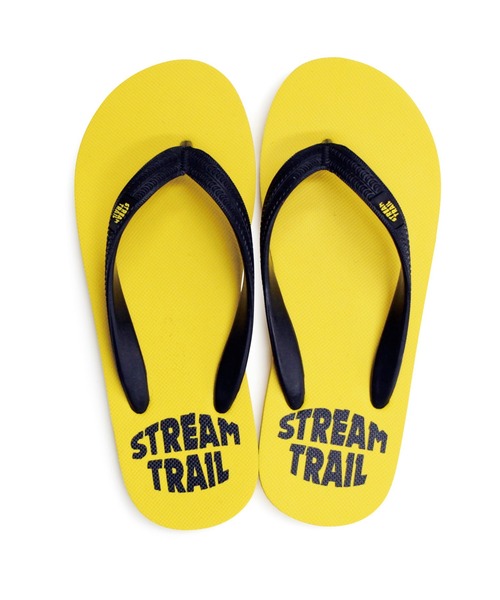 STREAM TRAIL(ストリームトレイル)の「ST BEACH SANDALS ストリームトレイル ビーチサンダル(サンダル・メンズ・ブラック×ホワイト/イエロー×ブラック/ブラック×イエロー/ピンク/レッド/ブルー/グリーン/エメラルド/ホワイト×ブラック/ブラック/ネイビー・23cm/24cm/25cm/26cm/27cm/28cm/29cm)」の9枚目の写真