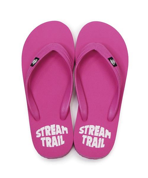 STREAM TRAIL(ストリームトレイル)の「ST BEACH SANDALS ストリームトレイル ビーチサンダル(サンダル・メンズ・ブラック×ホワイト/イエロー×ブラック/ブラック×イエロー/ピンク/レッド/ブルー/グリーン/エメラルド/ホワイト×ブラック/ブラック/ネイビー・23cm/24cm/25cm/26cm/27cm/28cm/29cm)」の10枚目の写真