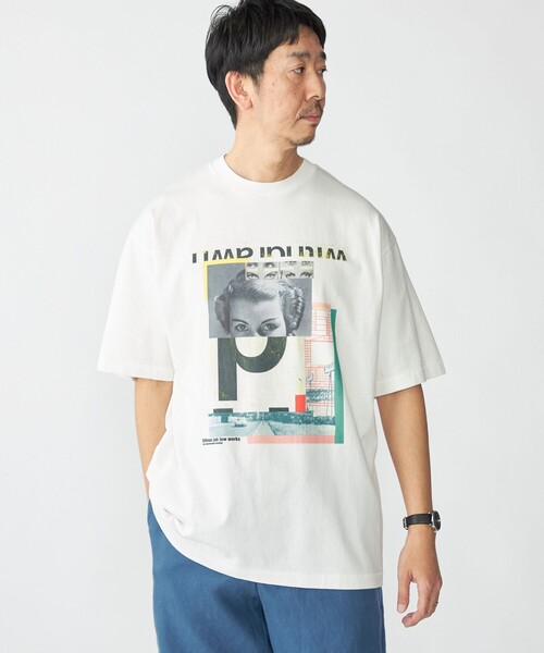 “Scotch & Soda” チェストアートワークプリントTシャツ RM STUDIO BLANCHE: キリマンジャロ ワークス プリント Tシャツ(T