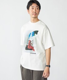 STUDIO BLANCHE: キリマンジャロ ワークス プリント Tシャツ
