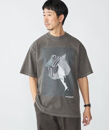 STUDIO BLANCHE: キリマンジャロ ワークス プリント Tシャツ