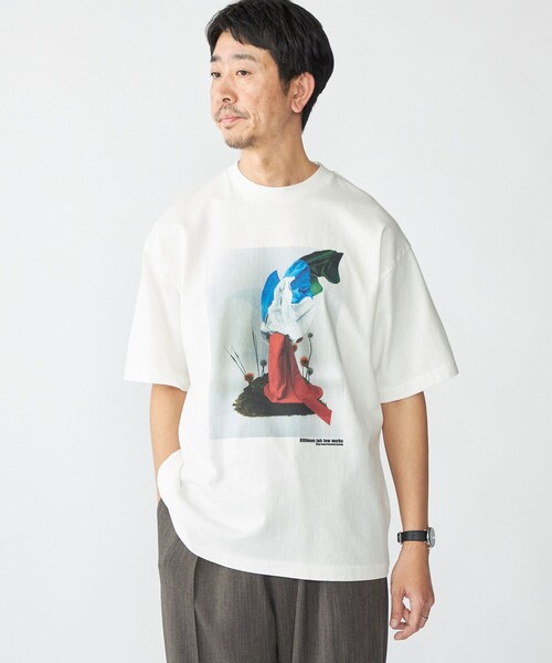 STUDIO BLANCHE: キリマンジャロ ワークス プリント Tシャツ（T