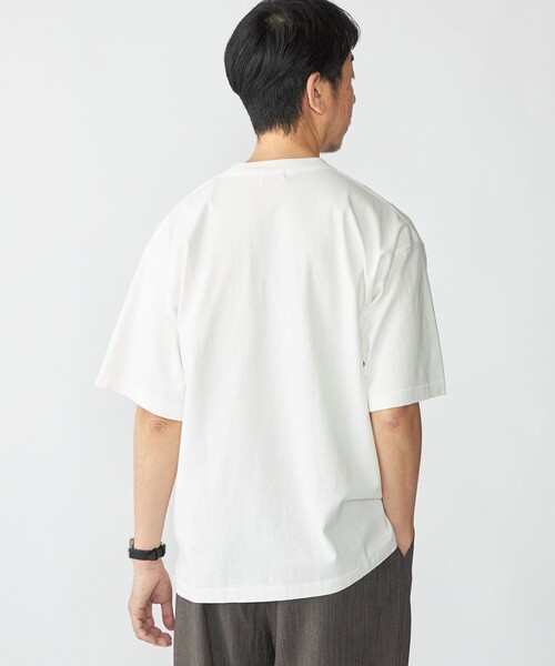 STUDIO BLANCHE: キリマンジャロ ワークス プリント Tシャツ SHIPS｜STUDIO BLANCHE: キリマンジャロ ワークス プリント T