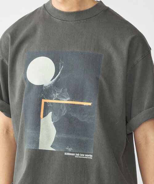 SHIPS(シップス)の「STUDIO BLANCHE: キリマンジャロ ワークス プリント Tシャツ(Tシャツ/カットソー・メンズ・チャコールグレー/ブラック/ホワイト/ストーン・X-LARGE/LARGE/MEDIUM/SMALL)」の22枚目の写真