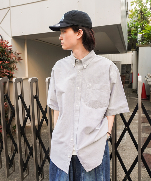 Carhartt（カーハート）の「Carhartt /カーハートダブルアイピー S/S BRAXTON SHIRT（シャツ/ブラウス・メンズ・サックスブルー/チャコールグレー・LARGE/MEDIUM）」の20枚目の写真
