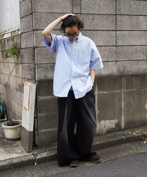 Carhartt（カーハート）の「Carhartt /カーハートダブルアイピー S/S BRAXTON SHIRT（シャツ/ブラウス・メンズ・サックスブルー/チャコールグレー・LARGE/MEDIUM）」の12枚目の写真