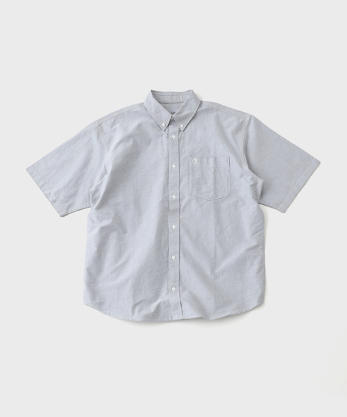 Carhartt（カーハート）の「Carhartt /カーハートダブルアイピー S/S BRAXTON SHIRT（シャツ/ブラウス・メンズ・サックスブルー/チャコールグレー・LARGE/MEDIUM）」の10枚目の写真