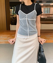 mesh camisole bustier