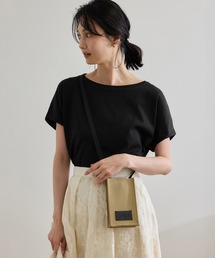 【洗える】スーピマコットン アームレットTシャツ