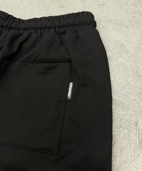 ATMARK(アットマーク)の「《フリーサイズ / UNISEX 》ATMARK オールドイングリッシュロゴハーフパンツ サガラ刺繍 ラインストーン(スウェットパンツ・メンズ・ブルー系その他/ピンク/チャコールグレー/ターコイズブルー/カーキ・FREE)」の22枚目の写真