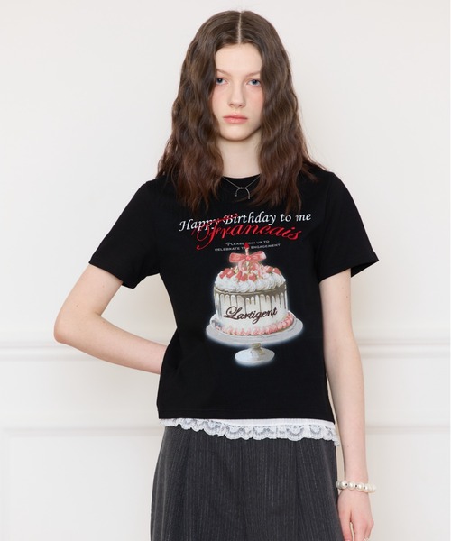 Tシャツ・カットソー BALLOON T-SHIRT L16 HAPPY BIRTHDAY T-SHIRT(Tシャツ/カットソー)|LARTIGENT