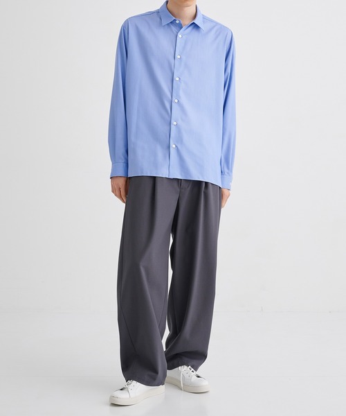 再入荷決定！【WEB限定】DRY RAYON ストライプリラックスシャツ ｜国産