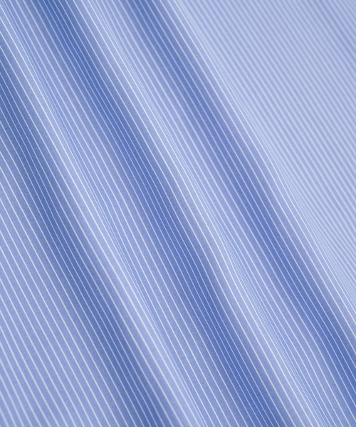 UNITED TOKYO(ユナイテッドトウキョウ)の「大人気再入荷!【WEB限定】DRY RAYON ストライプリラックスシャツ |国産/防シワ性/ウォッシャブル/オールシーズン/大人気/速乾性/UVカット/オフィスカジュアル/ビジネス/通勤(シャツ/ブラウス・メンズ・サックスブルー/オフホワイト/ベージュ・1/2/3)」の10枚目の写真