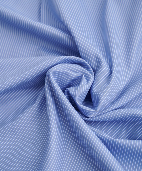 UNITED TOKYO(ユナイテッドトウキョウ)の「大人気再入荷!【WEB限定】DRY RAYON ストライプリラックスシャツ |国産/防シワ性/ウォッシャブル/オールシーズン/大人気/速乾性/UVカット/オフィスカジュアル/ビジネス/通勤(シャツ/ブラウス・メンズ・サックスブルー/オフホワイト/ベージュ・1/2/3)」の17枚目の写真