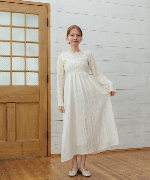 flower(フラワー)の「シャビーレーストップ5(Tシャツ/カットソー・レディース・アイボリー・FREE)」の3枚目の写真