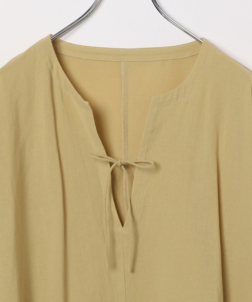 LEPSIM（レプシィム）の「カフタンポンチョブラウス　497432（シャツ/ブラウス・レディース・ブラック/オフホワイト/ベージュ・FREE）」の5枚目の写真