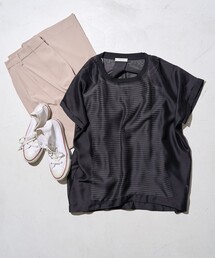 新品✨2024SS｜CADUNE｜シアーブラウス｜Tシャツ｜ブラウス