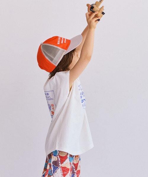 LSP WOW（エルエスピーワオ）の「【LSP WOW!】前後プリントノースリーブTee（Tシャツ/カットソー・キッズ・ブラック系その他/ピンク系その他/ホワイト系その他/ベージュ系その他/ブルー系その他/チャコール/ネイビー/グリーン系その他・80/90/100/110/120/130）」の11枚目の写真