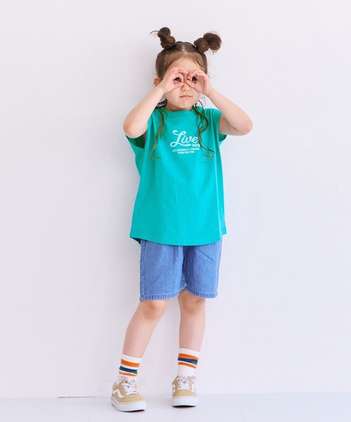 LSP WOW（エルエスピーワオ）の「【LSP WOW!】前後プリントノースリーブTee（Tシャツ/カットソー・キッズ・ブラック系その他/ピンク系その他/ホワイト系その他/ベージュ系その他/ブルー系その他/チャコール/ネイビー/グリーン系その他・80/90/100/110/120/130）」の19枚目の写真