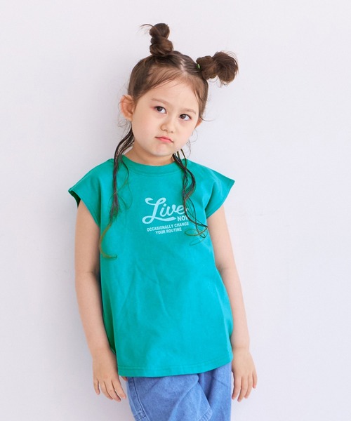 LSP WOW（エルエスピーワオ）の「【LSP WOW!】前後プリントノースリーブTee（Tシャツ/カットソー・キッズ・ブラック系その他/ピンク系その他/ホワイト系その他/ベージュ系その他/ブルー系その他/チャコール/ネイビー/グリーン系その他・80/90/100/110/120/130）」の17枚目の写真