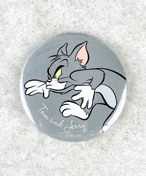 TOM and JERRY×Flapperトムジェリフレンズ缶バッチミラー2（手鏡