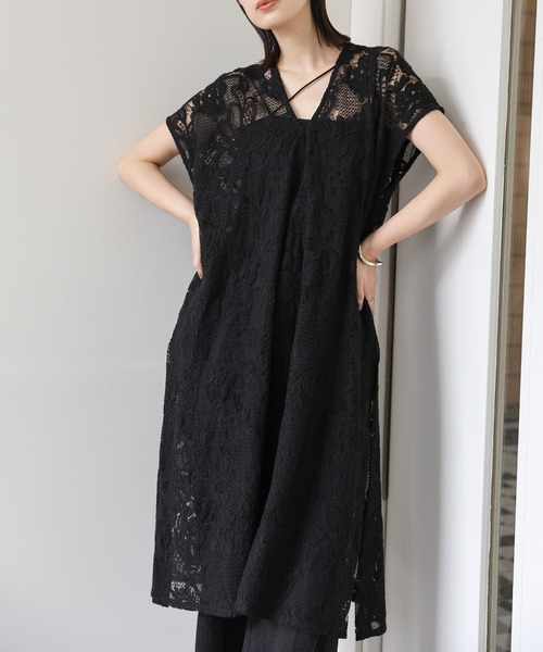 セール】【Et】Lace Vest One-piece（ワンピース）｜select MOCA Et