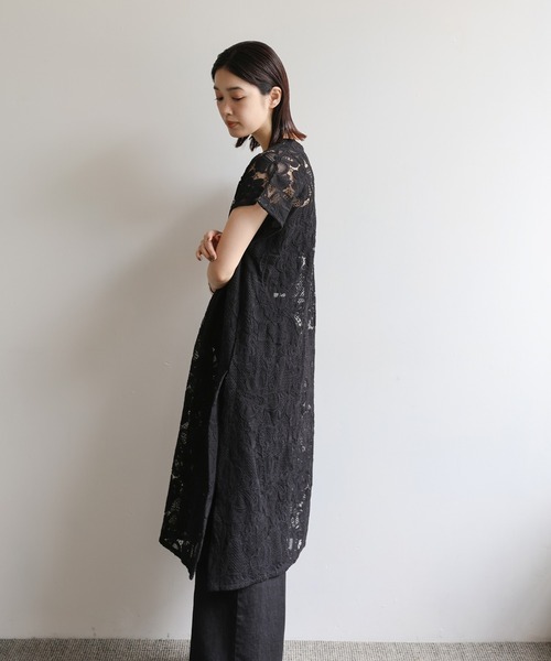 select MOCA Et（セレクトモカエト）の「【Et】Lace Vest One-piece（ワンピース・レディース・ブラック/ベージュ・FREE）」の10枚目の写真