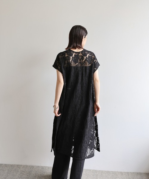 select MOCA Et（セレクトモカエト）の「【Et】Lace Vest One-piece（ワンピース・レディース・ブラック/ベージュ・FREE）」の11枚目の写真