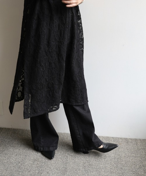 select MOCA Et（セレクトモカエト）の「【Et】Lace Vest One-piece（ワンピース・レディース・ブラック/ベージュ・FREE）」の13枚目の写真