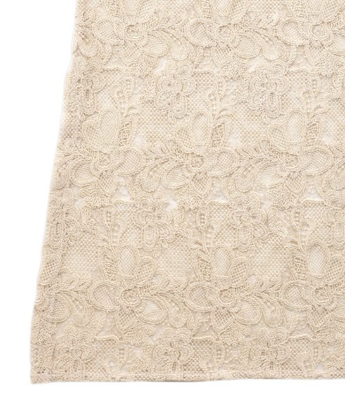 select MOCA Et（セレクトモカエト）の「【Et】Lace Vest One-piece（ワンピース・レディース・ブラック/ベージュ・FREE）」の7枚目の写真